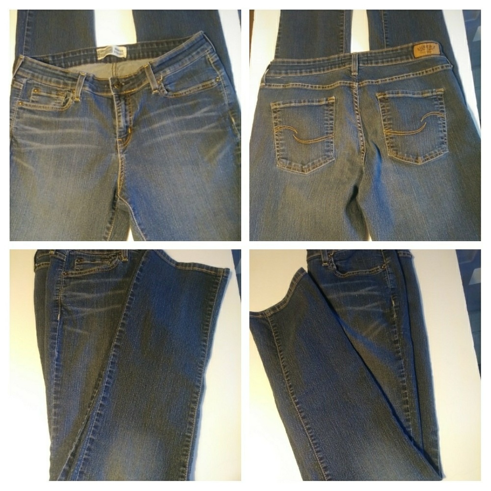 2 Pairs Levis Signiture Modern Straight Size 14